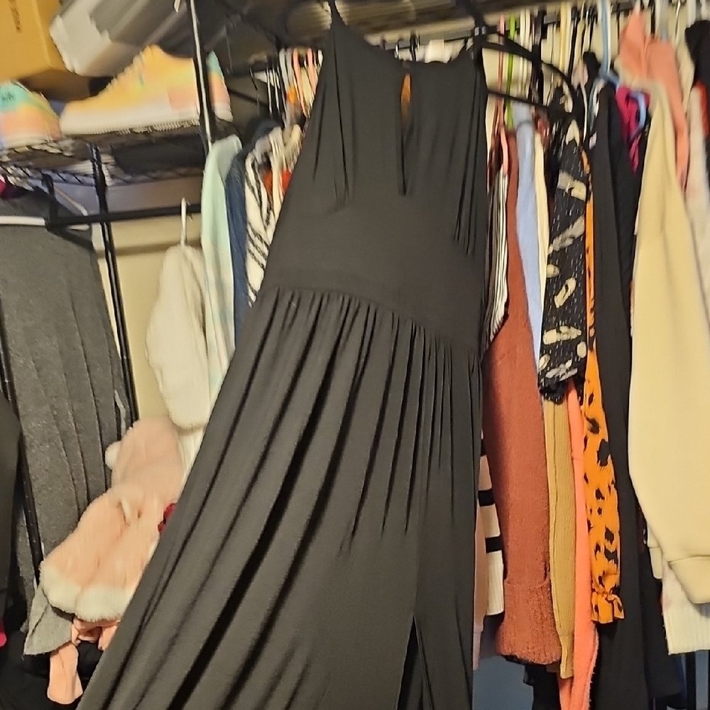 Michael Kors Black Halter Maxi Dress for Prom